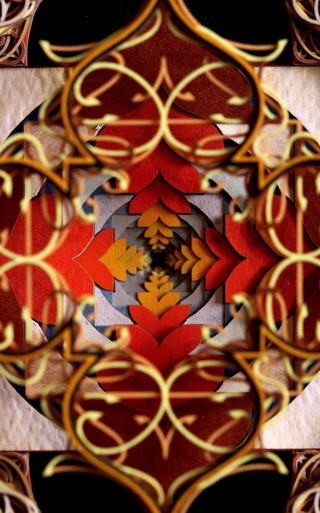 Illustration for article titled Incredibly beautiful windows made from stacked laser-cut paper